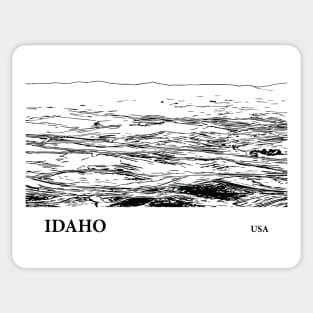 Idaho USA Sticker